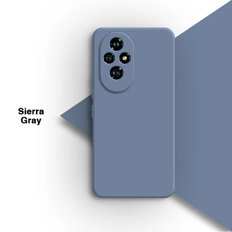 Eenvoudige telefoonhoes voor Honor 200 Pro 200Pro 5G, eenvoudig schokbestendig, vierkant, vloeistofbestendig