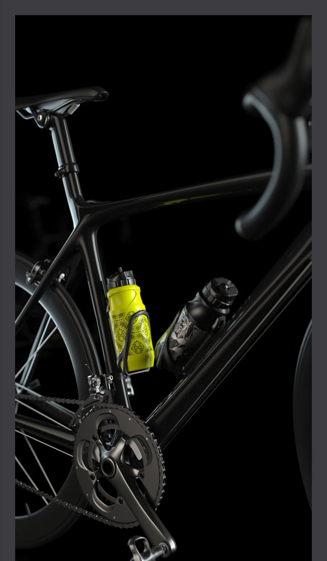 Enlee 650ml Fiets Waterfles Voedselveilig Sport Fitness Hardlopen Fietsen