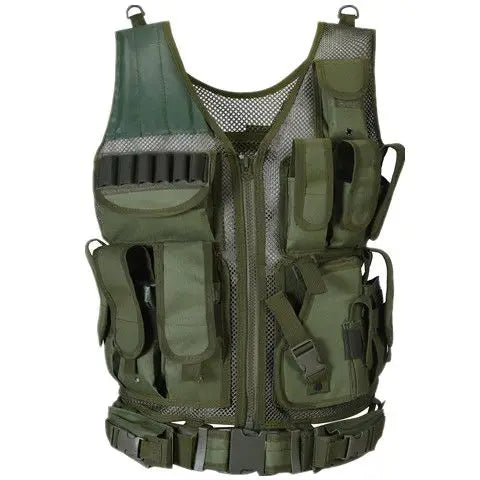 Adjustable Molle Tactical Vest Military Combat Body Armor Vests Security Hunting