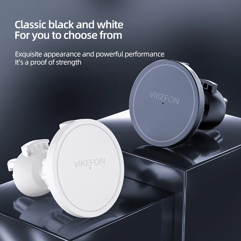 Magnetische auto mobiele telefoonhouder, draadloze oplader voor iPhone 15, 14, 13 en 12