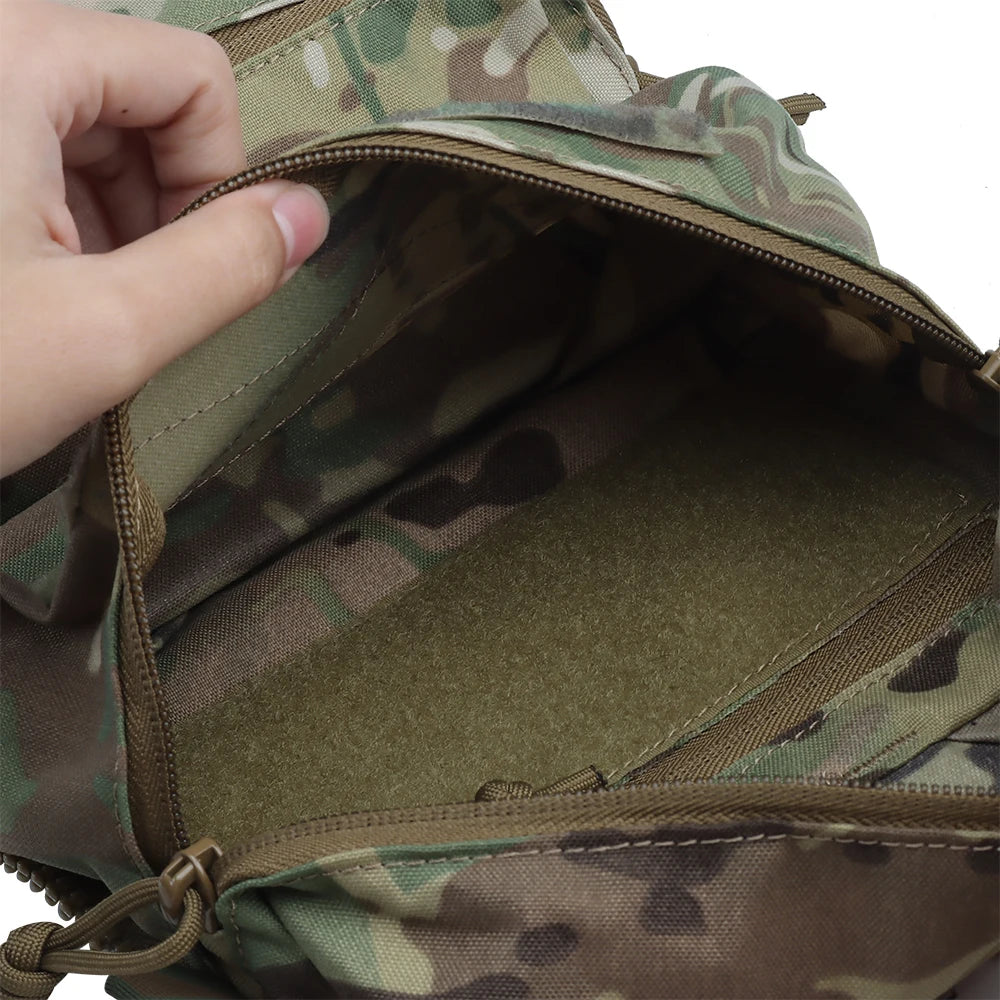 Tactical Fcpc V5 Back Panel Double Bag General Purpose Pockets Ferro Style