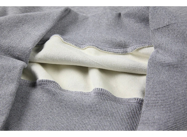 Herfst Winter BM Collar Polo Hoodie met rits voor dames met dikke fluweel en losse capuchon