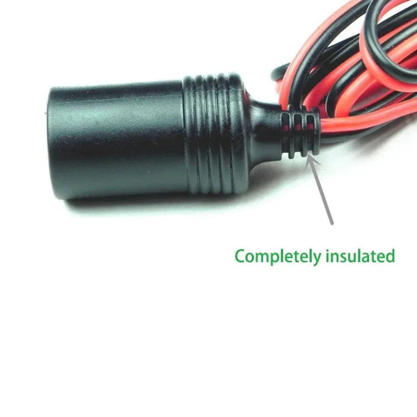 Auto-accu-aansluitingsklem op sigarettenaanstekeradapter 12V
