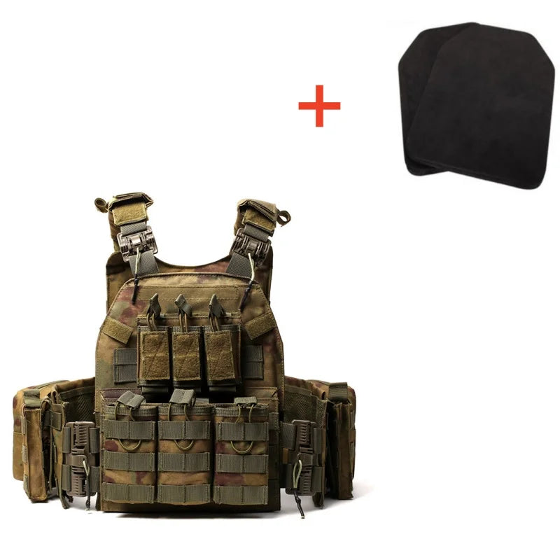 The best selling 600d polyester tactical vest durable, breathable and adjustable Molle design with