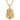 Stainless Steel Titanium God Jesus Human Head Gold Plated Portrait Pendant Necklace with 3mm Chain