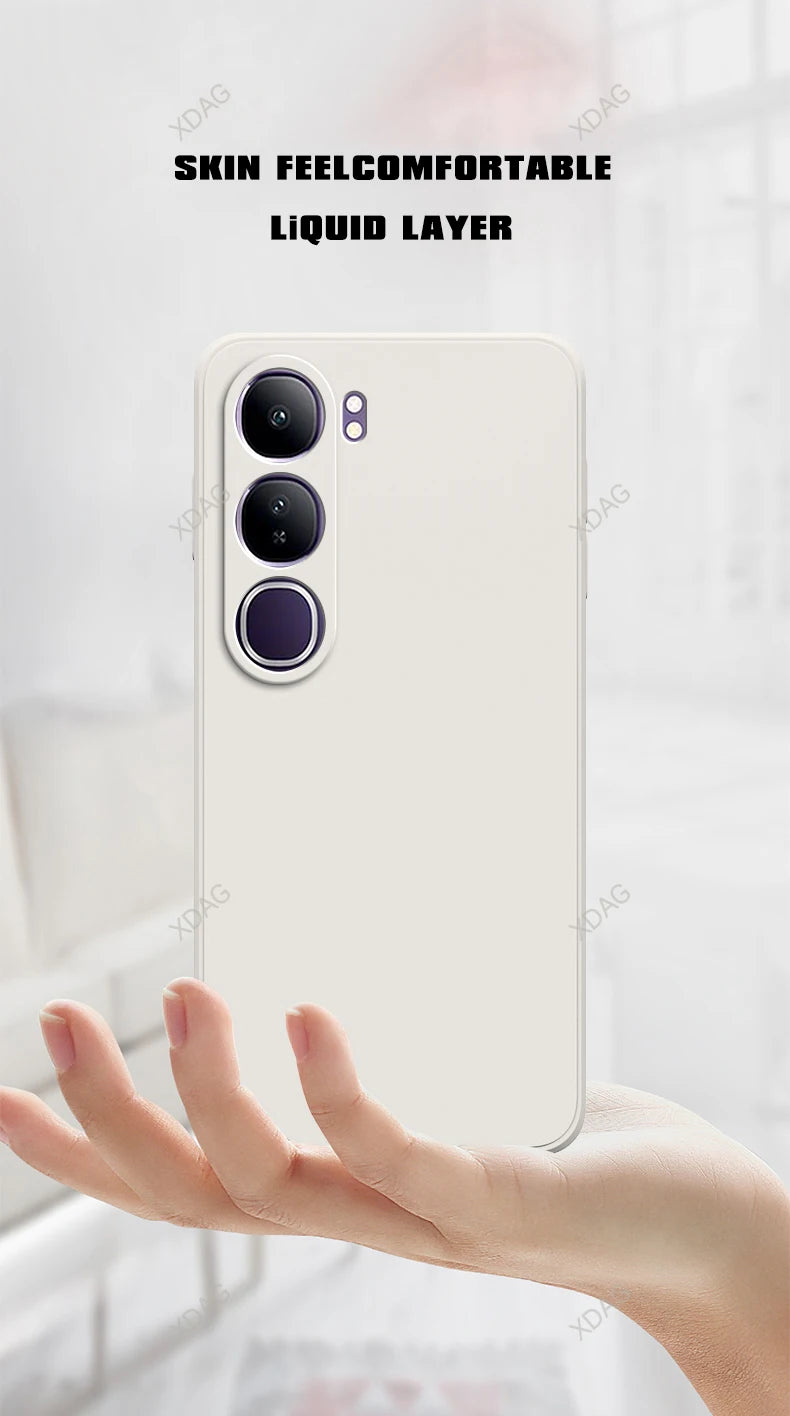 Accessoires voor Vivo V40 Lite IDN 5G 6.67 V2417 Simple Telefoonhoesje Vloeibaar