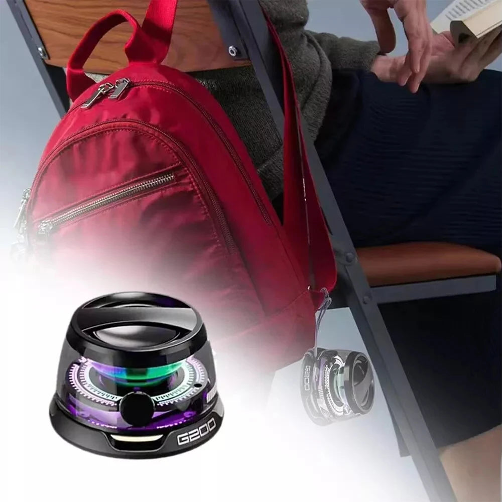 Mini Portable Bluetooth Speaker G200 RGB Color Light Magnetic Speaker Bt5.3