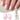 Born Rretty 15ml Milky White Glitter Gel Nail Polish Pink Apricot Glitter