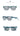 Cool Color Kdeam Brand Design Luxury Polarized Sunglasses For Men Square Sun