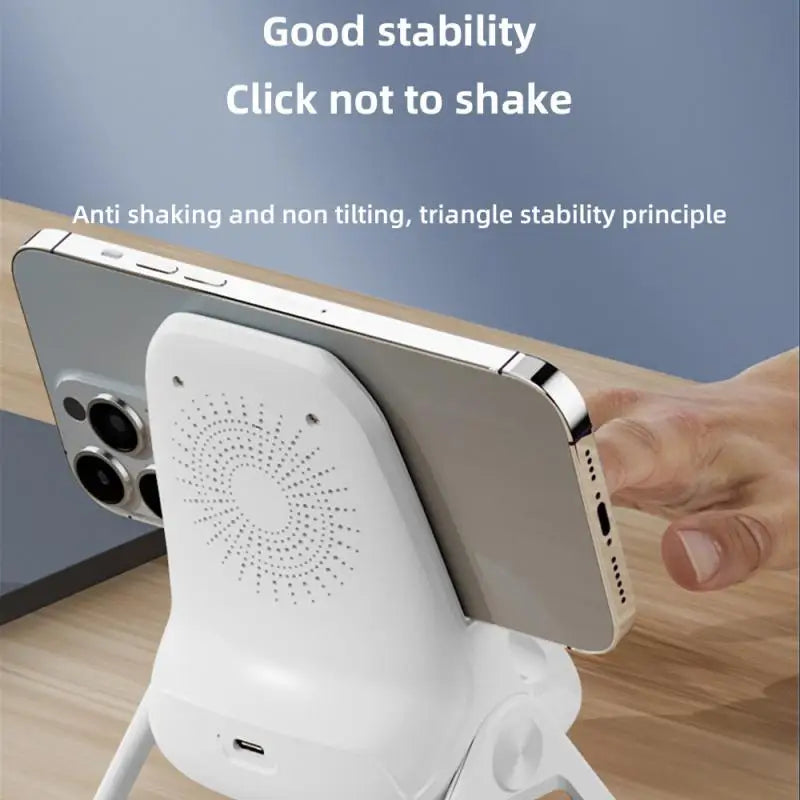 Draadloze snelladers voor op het bureau, universele snellaadbeugel voor mobiele telefoons