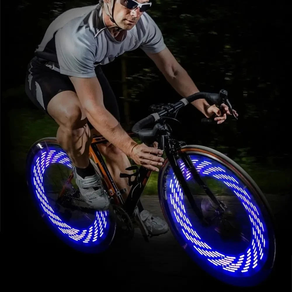 Fietswielverlichting Spaakverlichting Waterdicht Schokinductie Kleurrijke Fietsspaakverlichting