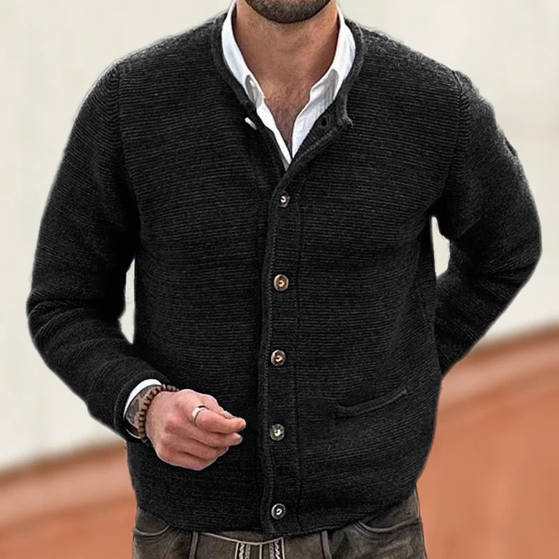 Casual Long Sleeve Slim Knitting Sweater Mens Cardigans Fall Winter Fashion