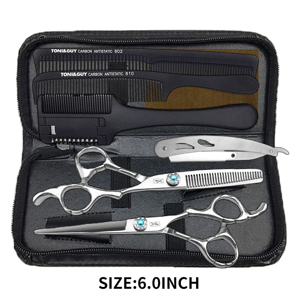 VP Kappersschaar 5.5 6.0 Inch Set 440c Japanse Professionele Kappersschaar