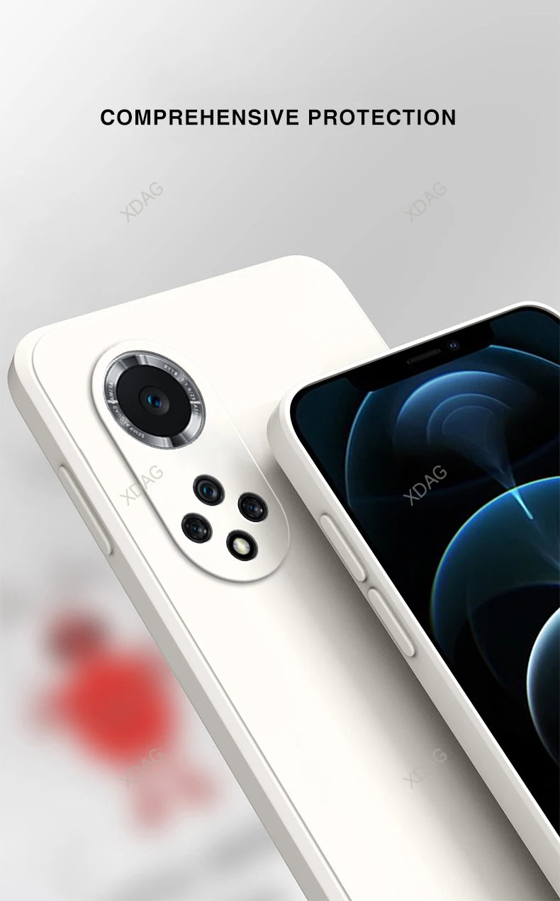 Eenvoudige telefoonhoes voor Huawei Nova9 Nova 9 Pro SE 9Pro 9SE 5G Hoge kwaliteit vierkant