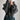 Korean ic Hooded Zipper Sweatshirt Top All Mat Commuter Fce Lined Fashionable