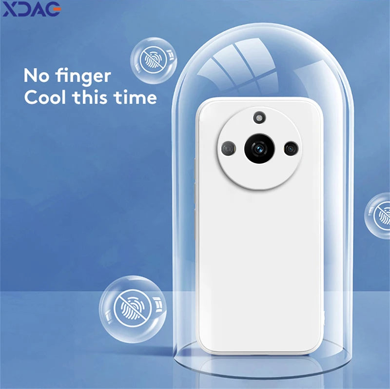 Telefoonhoesje voor Oppo Realme 11 Pro 11Pro Plus Pro+ 5G Eenvoudige lensbescherming