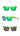 Cool Color Kdeam Brand Design Luxury Polarized Sunglasses For Men Square Sun