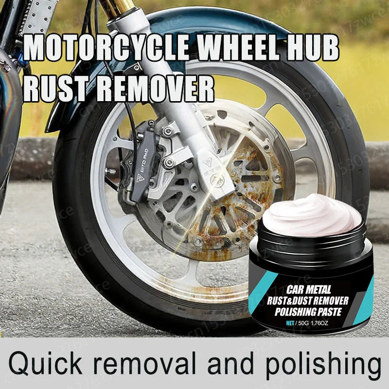 Motorcycle Metal Rust & Wheel Hub Rust Scratch Repair Wax Agent Car Metal