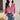 Pink Long Sleeved Blazer Short Jacket For Women Spring And Autumn Fashionable
