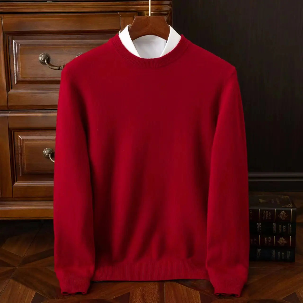 Cashmere Sweater O neck Pullovers Men s Loose Oversized M 3XL Knitted Bottom Shirt Autumn Winter