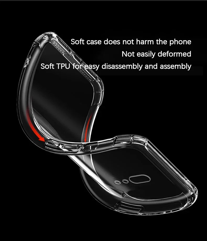 Transparent TPU Silicone Soft Phone Case for Oppo Reno2 Z F Reno 2 2Z 2F 10X
