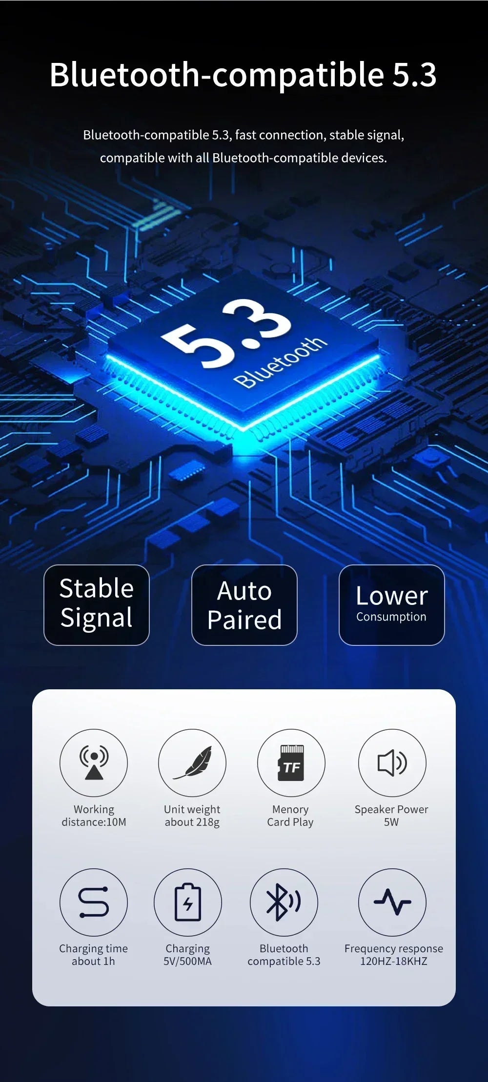 Bluetooth-luidspreker Mini draagbare IPX4 waterdichte draadloze luidsprekerondersteuning