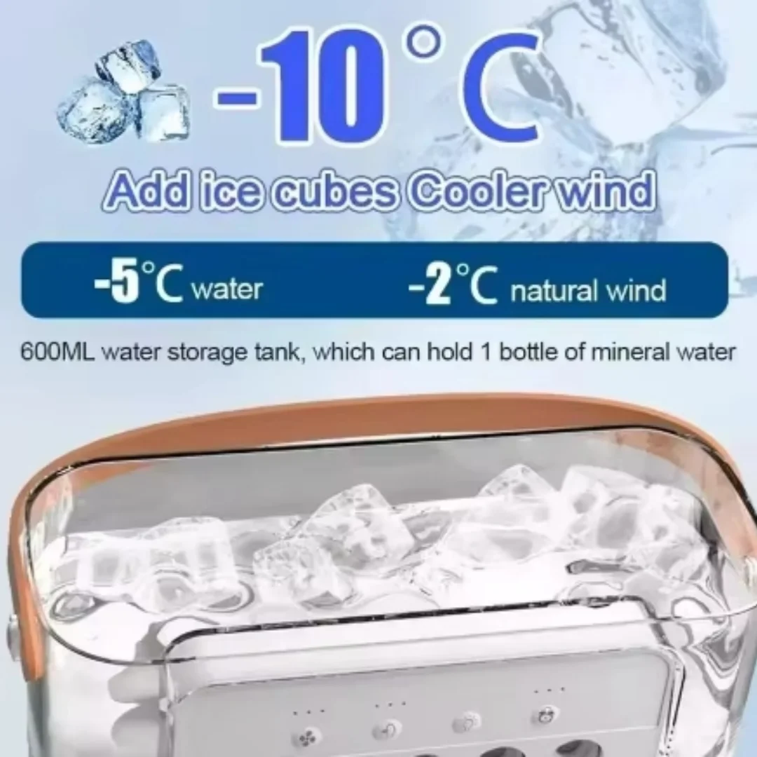 3In1 Fan AIr Conditioner Household Small Air Cooler LED Night Light Portable