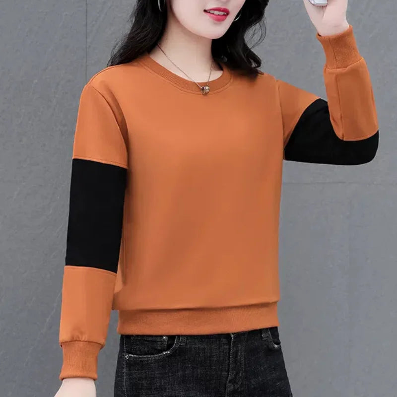 Lantaarn Lange Mouw Casual Pullover Hoodies Dameskleding Lente Herfst