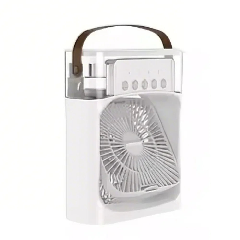 3In1 Fan AIr Conditioner Household Small Air Cooler LED Night Light Portable
