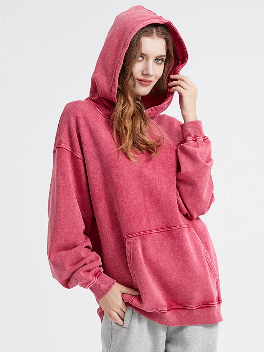 Bornladies Retro Verdikte Hoodie Mode Warme Trui 100% Katoen Dames Trend