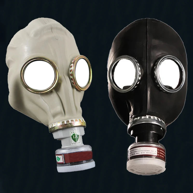Creative Black Full Face Ghost Gas Mask Respirator Rubber Chemical Prevention