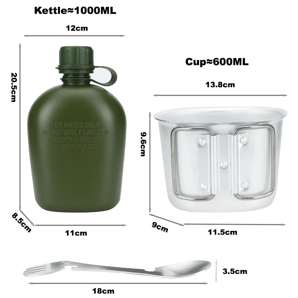 American Style Tactical Single Soldier Water Bottle High Polymer Outdoor Camping