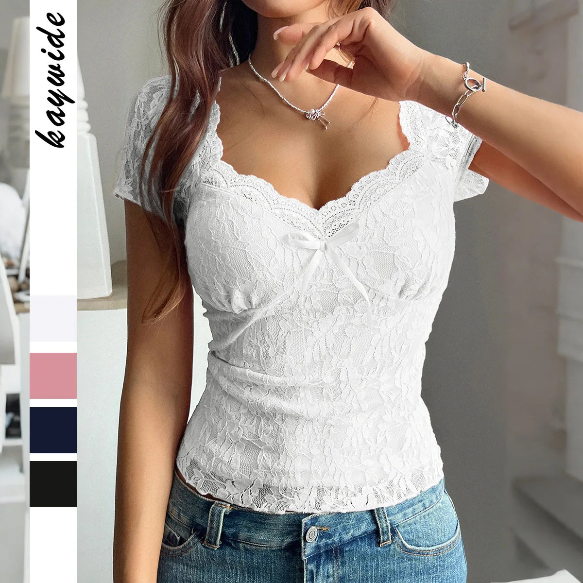 Solid Color Casual Slim T shirts For Woman Summer Y2K Women s T shirt Long