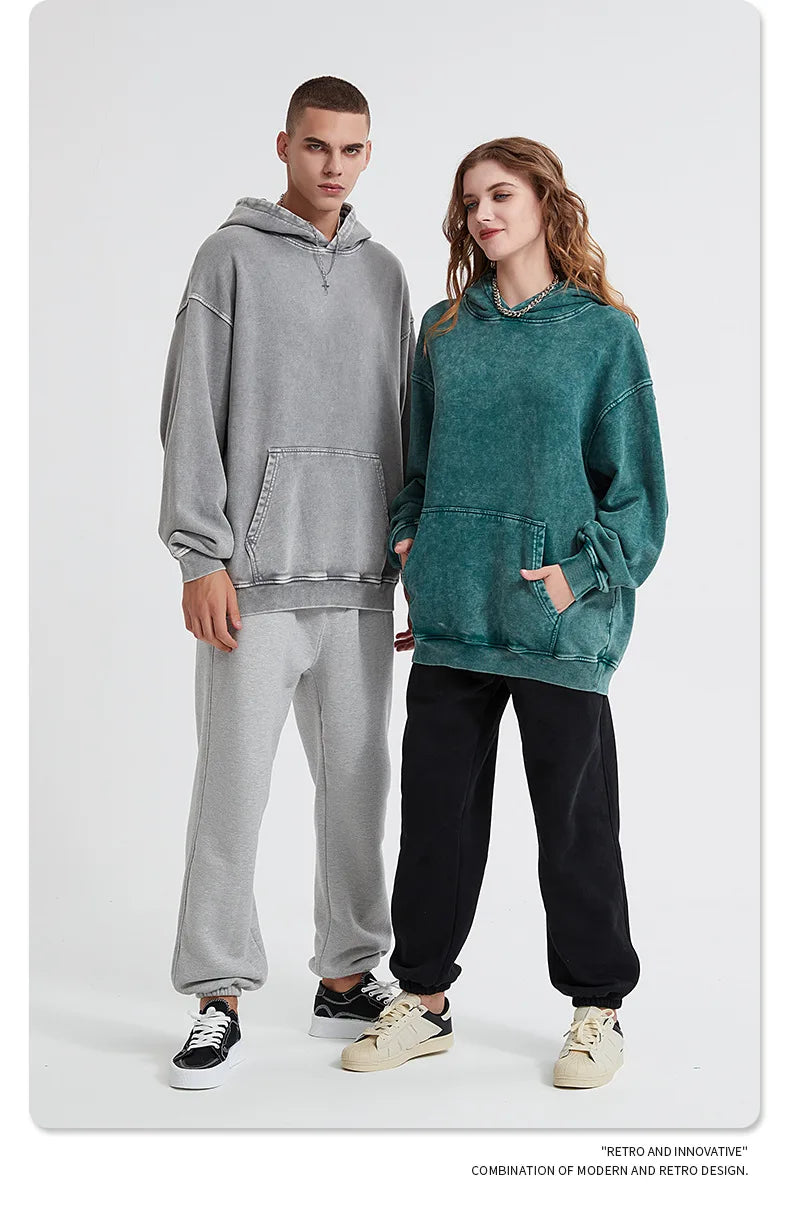 Bornladies Retro Verdikte Hoodie Mode Warme Trui 100% Katoen Dames Trend