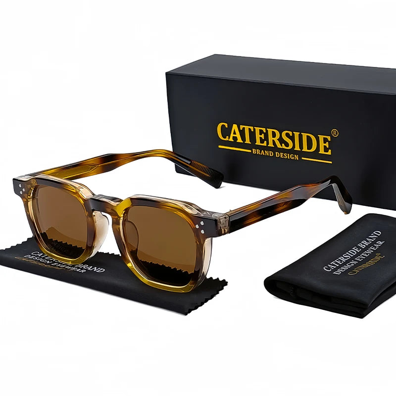 Caterside Retro Punk Men Sunglasses Square Personalized Design Glasses Women s