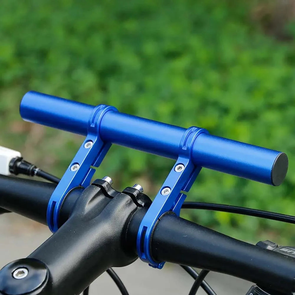 20 cm aluminium fietsstuur met verlengde beugel voor mountainbike koplamp