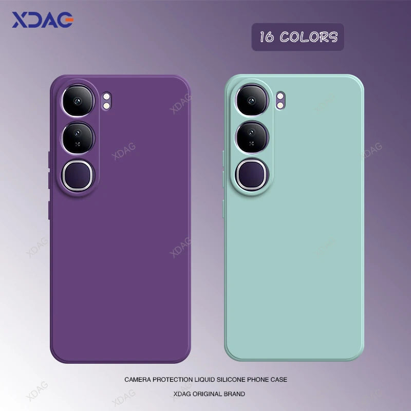 Accessoires voor Vivo V40 Lite IDN 5G 6.67 V2417 Simple Telefoonhoesje Vloeibaar