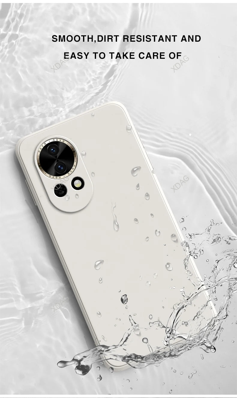 Vloeibare siliconen telefoonhoes voor Huawei Nova13 Nova 13 Pro 13Pro 5G-camera