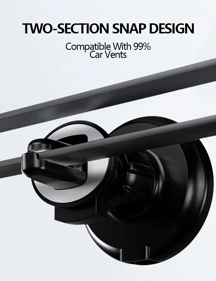Magnetische auto mobiele telefoonhouder, draadloze oplader voor iPhone 15, 14, 13 en 12