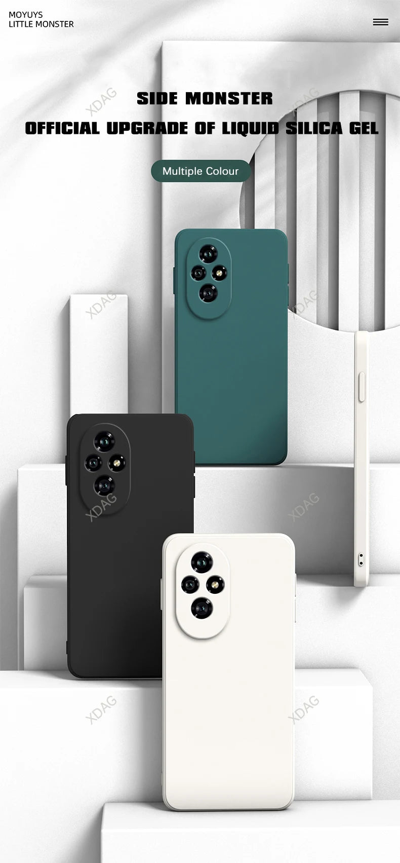 Eenvoudige telefoonhoes voor Honor 200 Pro 200Pro 5G, eenvoudig schokbestendig, vierkant, vloeistofbestendig