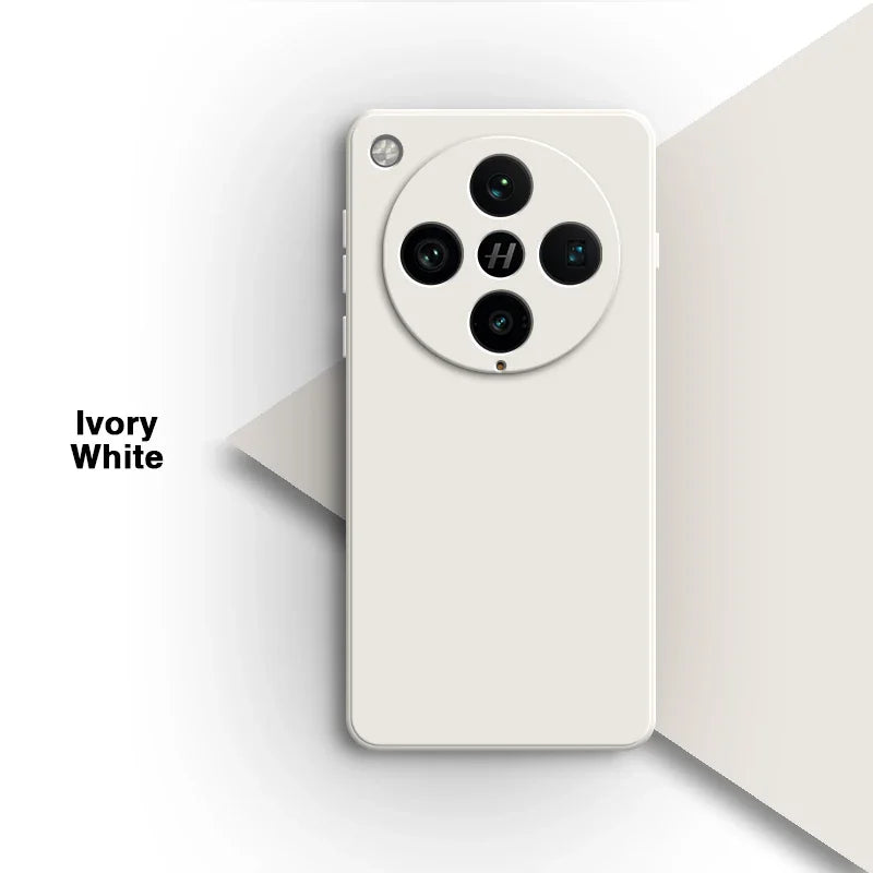 Basic telefoonhoesje voor Oppo Find X8 Pro X8Pro 5G Classic Square vloeibare siliconen