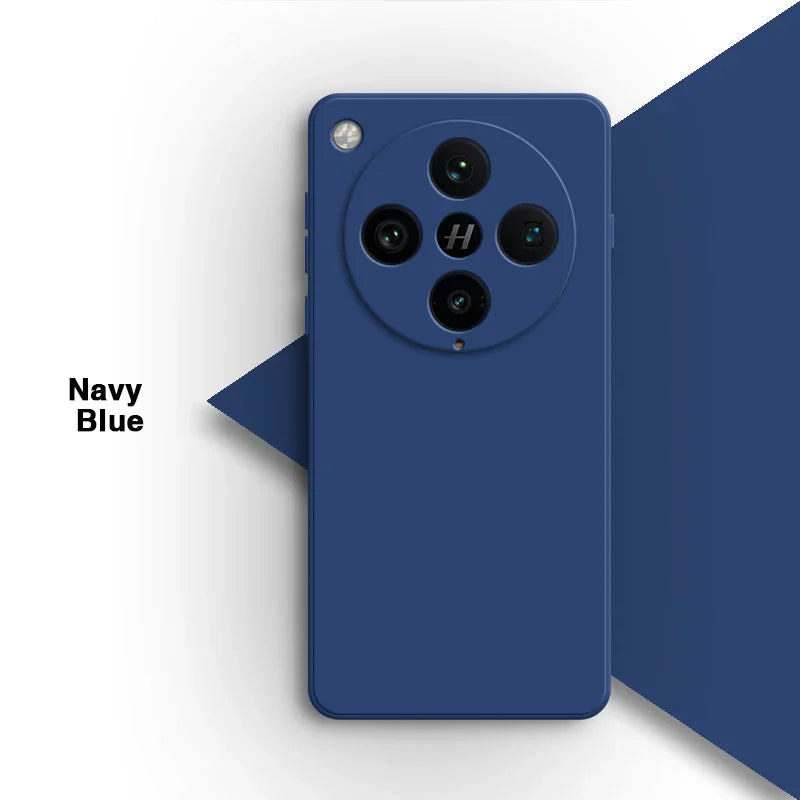 Basic telefoonhoesje voor Oppo Find X8 Pro X8Pro 5G Classic Square vloeibare siliconen