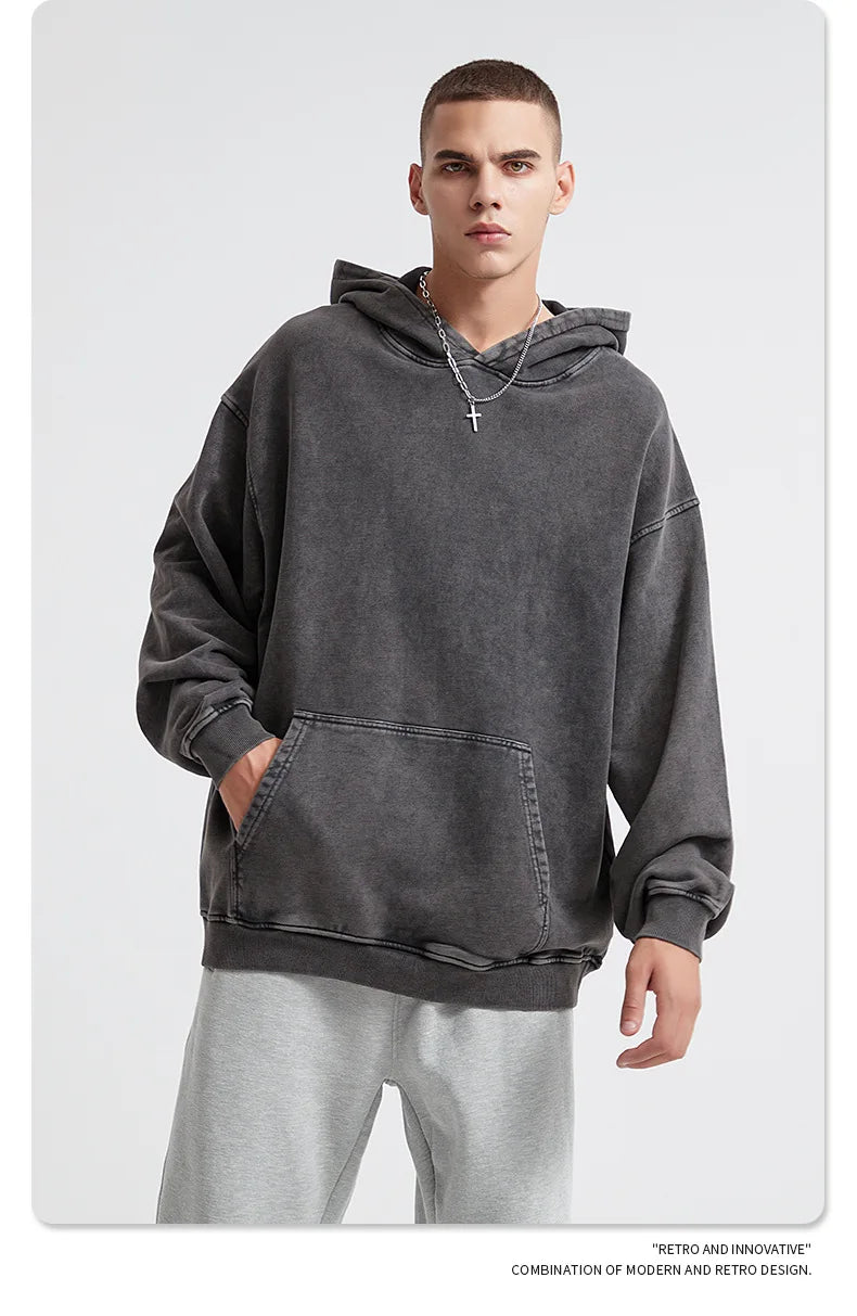 Bornladies Retro Verdikte Hoodie Mode Warme Trui 100% Katoen Dames Trend