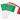 Italy Polyester Flags Home Decoration flag banner 21 14cm Italian Flag hand waving flags with