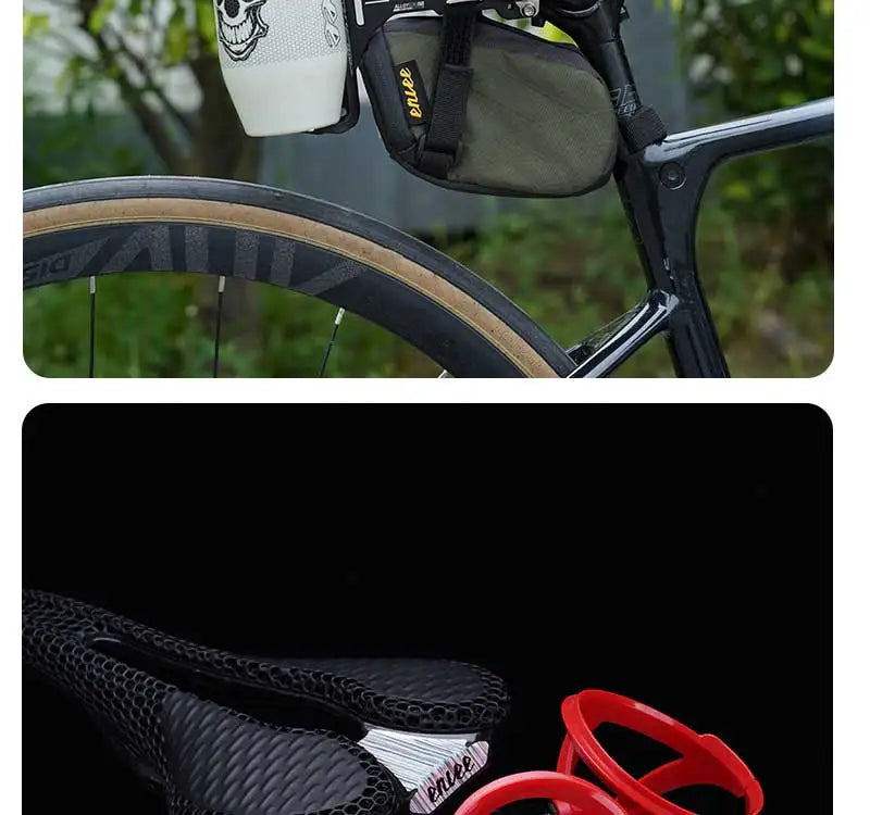 Enlee Double Cup Fiets Waterfleshouder Zadelverlenging Houder Fietsen