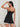 Women Summer Bodycon Sleeveless Mini Dress Contrast Color A Line Party Dress