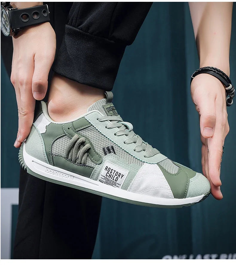 Autumn Breathable Men s Casual Shoes Sporty Thick Bottom Popular Internet Red Summer Trendy Shoes