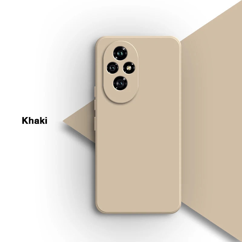 Eenvoudige telefoonhoes voor Honor 200 Pro 200Pro 5G, eenvoudig schokbestendig, vierkant, vloeistofbestendig