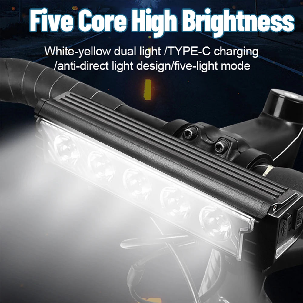 Bicycle Light Bike Front Lights Headlight Flashlight for Bicycle Rechargeable