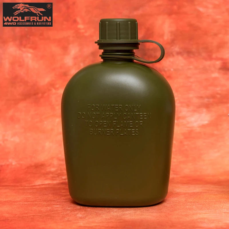 1L Grote capaciteit Waterkoker Buiten Camouflage Militaire Kantine Fles